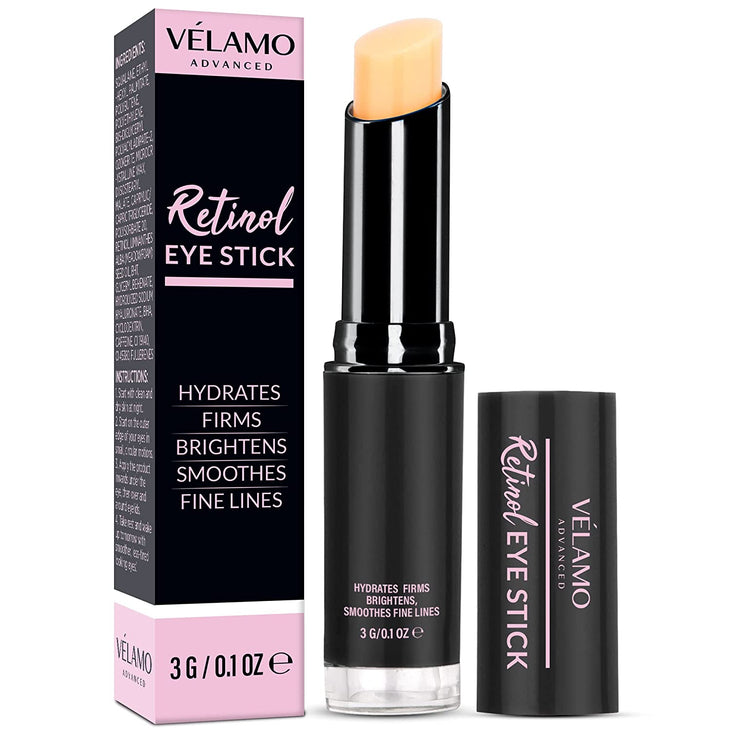 Retinol Eye Stick, Retinol Eye Cream for Dark Circles and Puffiness, Caffeine Eye Cream