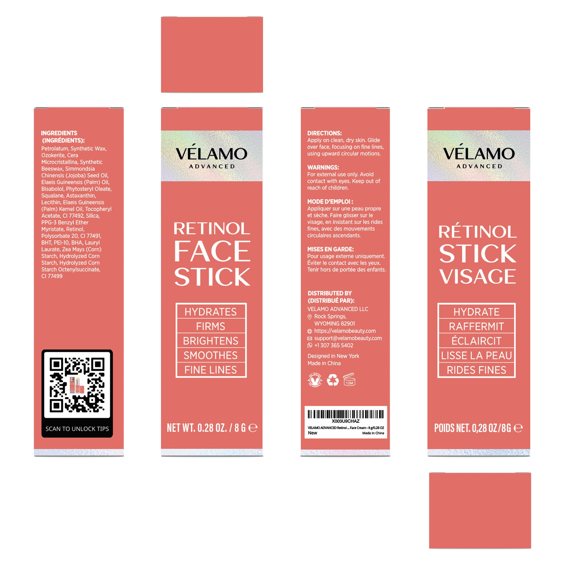 Retinol Face Stick - VELAMO ADVANCED BEAUTY