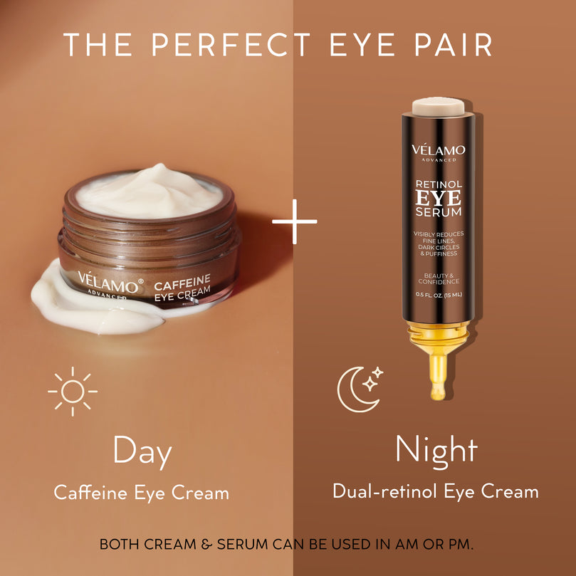 Caffeine Eye Cream Anti Aging: Under Eye Cream for Dark Circles and Puffiness Bags - Caffeine Eye Serum - Dark Circles Under Eye Treatment - Visibly Reduces Wrinkles Fine Lines 0.5 OZ/15G